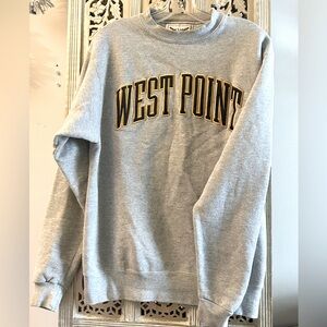 Vintage West Point USMA Sweatshirt Light Grey Crewneck size Medium Orsman